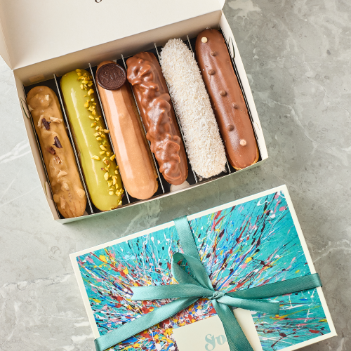 Set of 6 eclairs