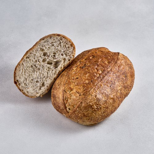 Хліб пшеничний на заквасці з льоном та маком