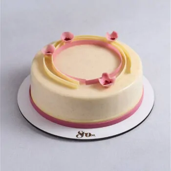 Мусовий торт Лайм-Малина